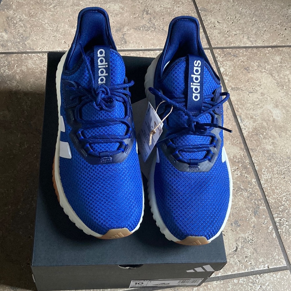 Adidas Blue Kaptir 4.0 Mens Size 10 Shoes